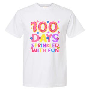 100 Days Sprinkled With Fun 100th Day Of School Teacher Gift Garment-Dyed Heavyweight T-Shirt