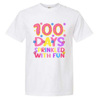 100 Days Sprinkled With Fun 100th Day Of School Teacher Gift Garment-Dyed Heavyweight T-Shirt