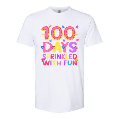 100 Days Sprinkled With Fun 100th Day Of School Teacher Gift Softstyle CVC T-Shirt