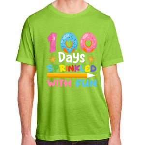 100 Days Sprinkled With Fun 100th Day Of School Teacher Gift Adult ChromaSoft Performance T-Shirt