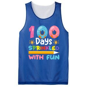 100 Days Sprinkled With Fun 100th Day Of School Teacher Gift Mesh Reversible Basketball Jersey Tank