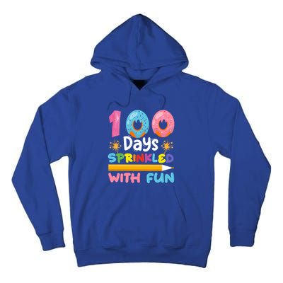 100 Days Sprinkled With Fun 100th Day Of School Teacher Gift Tall Hoodie