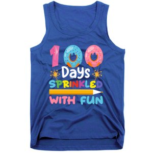 100 Days Sprinkled With Fun 100th Day Of School Teacher Gift Tank Top