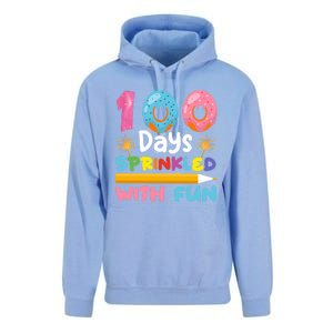 100 Days Sprinkled With Fun 100th Day Of School Teacher Gift Unisex Surf Hoodie