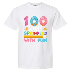 100 Days Sprinkled With Fun 100th Day Of School Teacher Gift Garment-Dyed Heavyweight T-Shirt