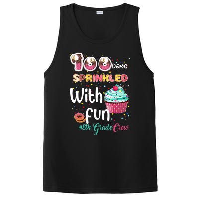 100 Days Sprinkled With Fun 8th Grade Crew Day Of School Meaningful Gift PosiCharge Competitor Tank