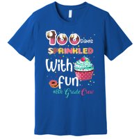 100 Days Sprinkled With Fun 8th Grade Crew Day Of School Meaningful Gift Premium T-Shirt