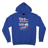 100 Days Sprinkled With Fun 8th Grade Crew Day Of School Meaningful Gift Tall Hoodie