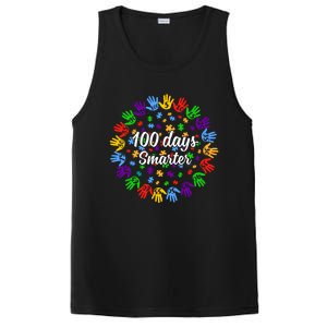 100 Day Smarter Hands 100 Days Of School Autism Teachers Gift PosiCharge Competitor Tank