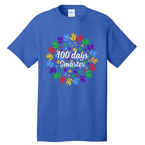 100 Day Smarter Hands 100 Days Of School Autism Teachers Gift Tall T-Shirt