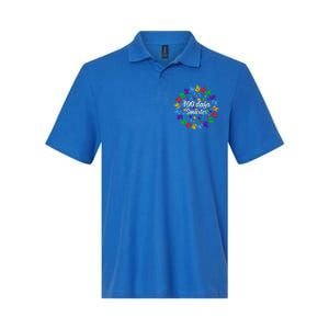 100 Day Smarter Hands 100 Days Of School Autism Teachers Gift Softstyle Adult Sport Polo