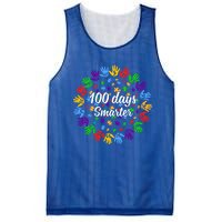 100 Day Smarter Hands 100 Days Of School Autism Teachers Gift Mesh Reversible Basketball Jersey Tank