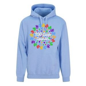 100 Day Smarter Hands 100 Days Of School Autism Teachers Gift Unisex Surf Hoodie