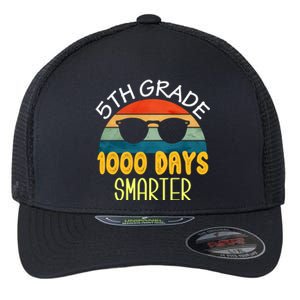 1000 Days Smarter Fifth 5th Grade Teacher Student Of School Flexfit Unipanel Trucker Cap