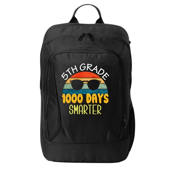 1000 Days Smarter Fifth 5th Grade Teacher Student Of School City Backpack