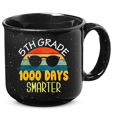 1000 Days Smarter Fifth 5th Grade Teacher Student Of School 15oz Campfire Ceramic Mug