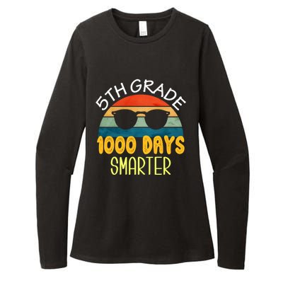 1000 Days Smarter Fifth 5th Grade Teacher Student Of School Womens CVC Long Sleeve Shirt