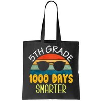 1000 Days Smarter Fifth 5th Grade Teacher Student Of School Tote Bag