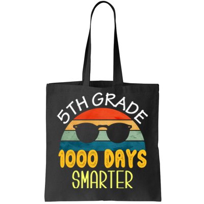 1000 Days Smarter Fifth 5th Grade Teacher Student Of School Tote Bag