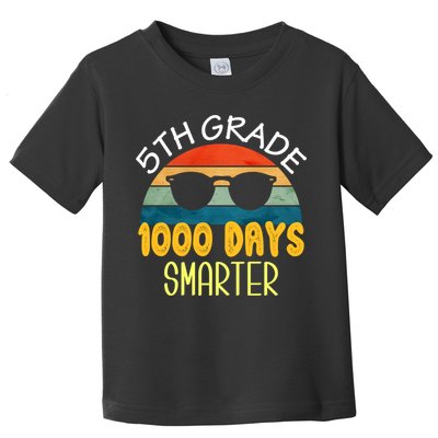 1000 Days Smarter Fifth 5th Grade Teacher Student Of School Toddler T-Shirt