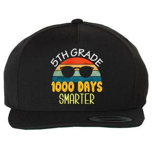 1000 Days Smarter Fifth 5th Grade Teacher Student Of School Wool Snapback Cap