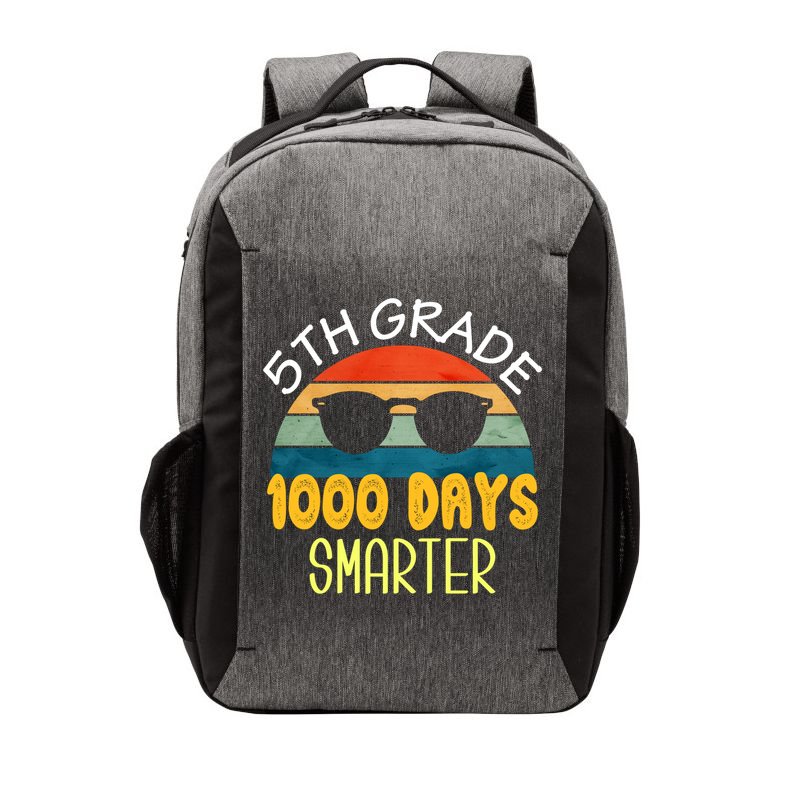 1000 Days Smarter Fifth 5th Grade Teacher Student Of School Vector Backpack