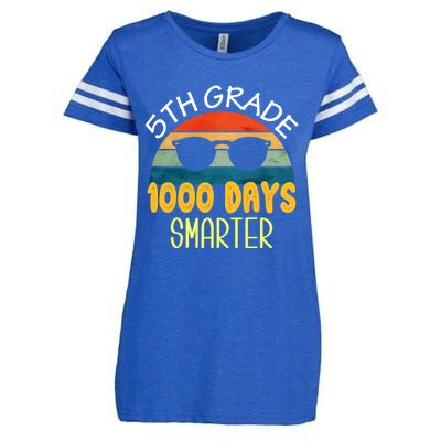 1000 Days Smarter Fifth 5th Grade Teacher Student Of School Enza Ladies Jersey Football T-Shirt