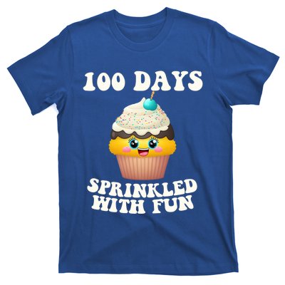 100 Days Sprinkled With Fun Cupcake 100th Day Of School Gift T-Shirt