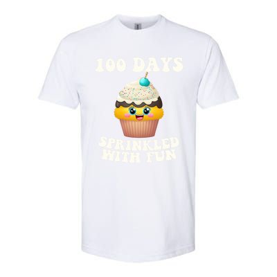 100 Days Sprinkled With Fun Cupcake 100th Day Of School Gift Softstyle® CVC T-Shirt