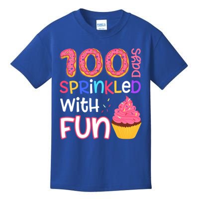 100 Days Sprinkled With Fun Cupcake 100th Day Of School Gift Kids T-Shirt