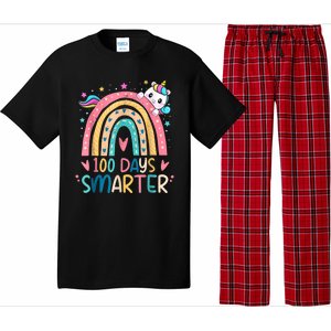 100 Days Smarter Unicorn 100th Day Of School Pajama Set