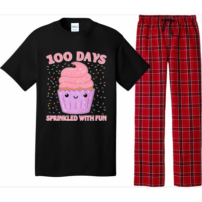 100 Days Sprinkled With Fun Cupcake 100th Day Of School Gift Pajama Set