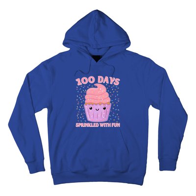 100 Days Sprinkled With Fun Cupcake 100th Day Of School Gift Hoodie