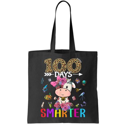100 Days Smarter Cute Cow  Happy 100th Day of school  Bag