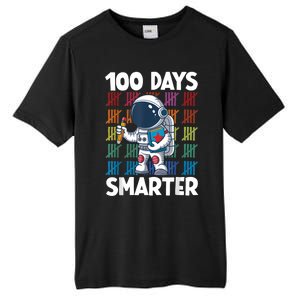 100 Days Smarter Space Astronaut 100th Day School Boy Tall Fusion ChromaSoft Performance T-Shirt