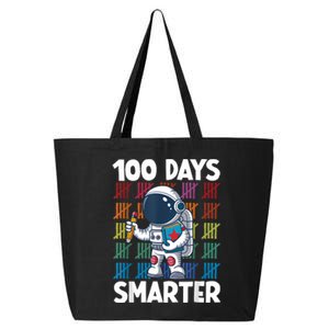 100 Days Smarter Space Astronaut 100th Day School Boy 25L Jumbo Tote