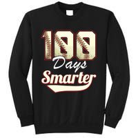 100 Days Smarter Baseball 100th Day Students And Teachers Sweatshirt