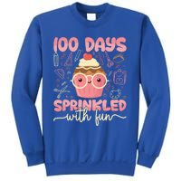 100 Days Sprinkled With Fun Cupcake 100th Day School Gift Meaningful Gift Sweatshirt