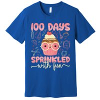 100 Days Sprinkled With Fun Cupcake 100th Day School Gift Meaningful Gift Premium T-Shirt