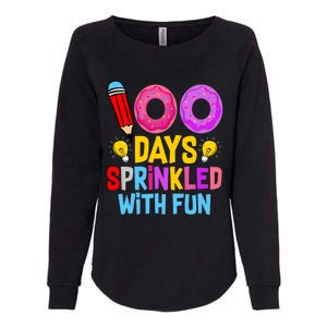 100 Days Sprinkled With Fun Cupcake 100th Day Teachers Meaningful Gift Womens California Wash Sweatshirt