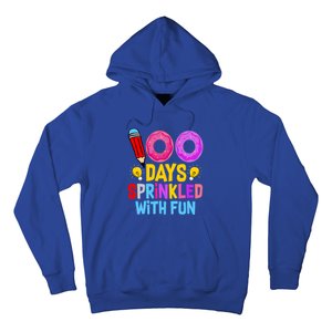 100 Days Sprinkled With Fun Cupcake 100th Day Teachers Meaningful Gift Hoodie