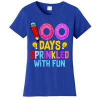 100 Days Sprinkled With Fun Cupcake 100th Day Teachers Meaningful Gift Women's T-Shirt