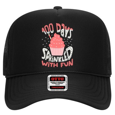 100 Days Sprinkled With Fun Cupcake 100th Days Of School Cool Gift Trucker Hat