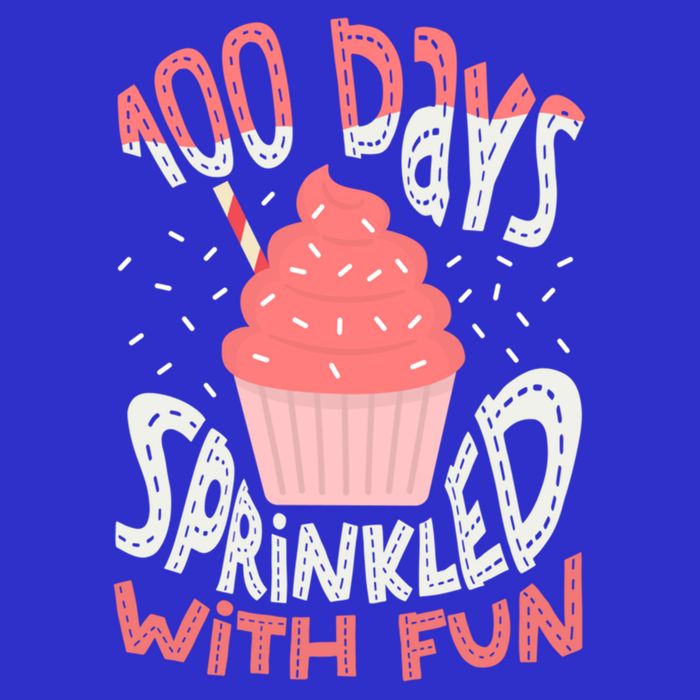 100 Days Sprinkled With Fun Cupcake 100th Days Of School Cool Gift Short Acrylic Beanie
