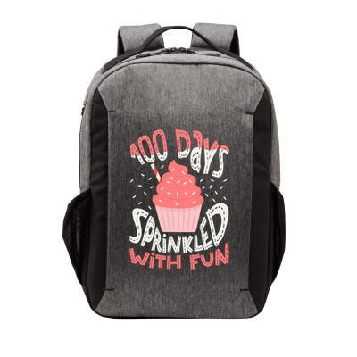 100 Days Sprinkled With Fun Cupcake 100th Days Of School Cool Gift Vector Backpack