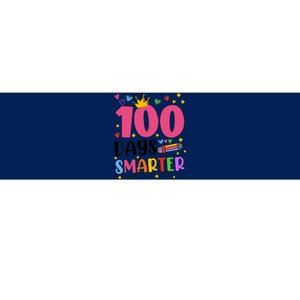 100 Days Smarter 100th Day Of School Bumper Sticker