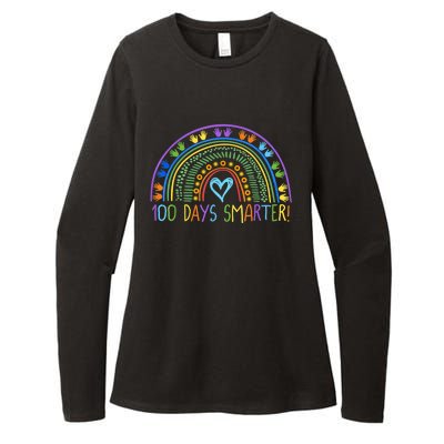 100 Days Smarter! Teachers 100 Days Of School Womens CVC Long Sleeve Shirt