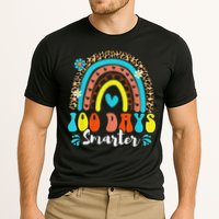 100 Days Smarter Rainbow Leopard Happy 100th Day Of School Performance Shirt