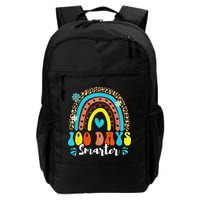 100 Days Smarter Rainbow Leopard Happy 100th Day Of School Backpack