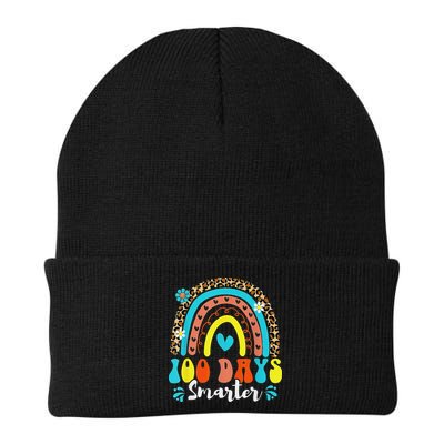 100 Days Smarter Rainbow Leopard Happy 100th Day Of School Beanie
